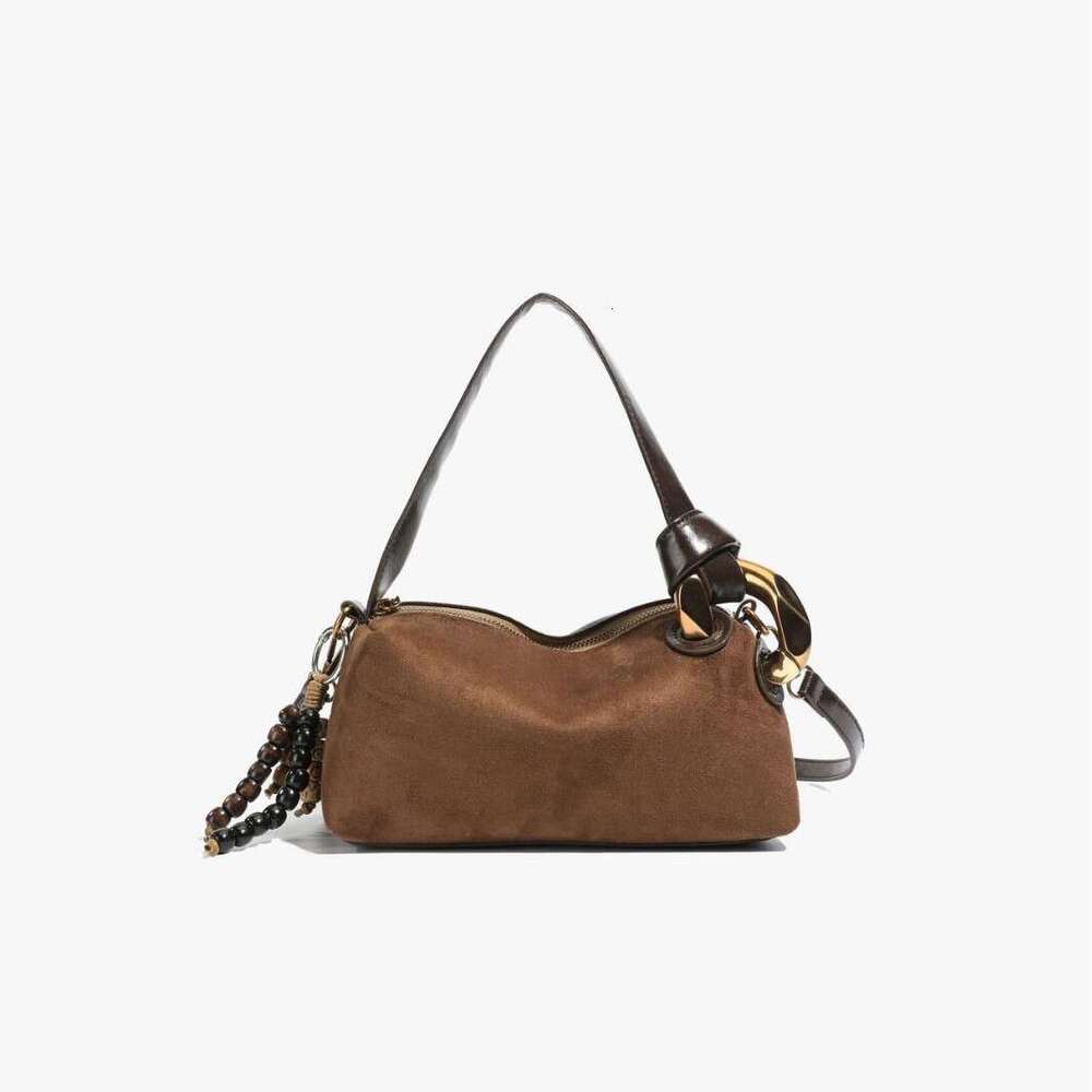 designer bag Luxury bag Suede Single Shoulder Underarm New Fashion Korean Version Niche Simple Versatile Handheld Crossbody Tote Bag