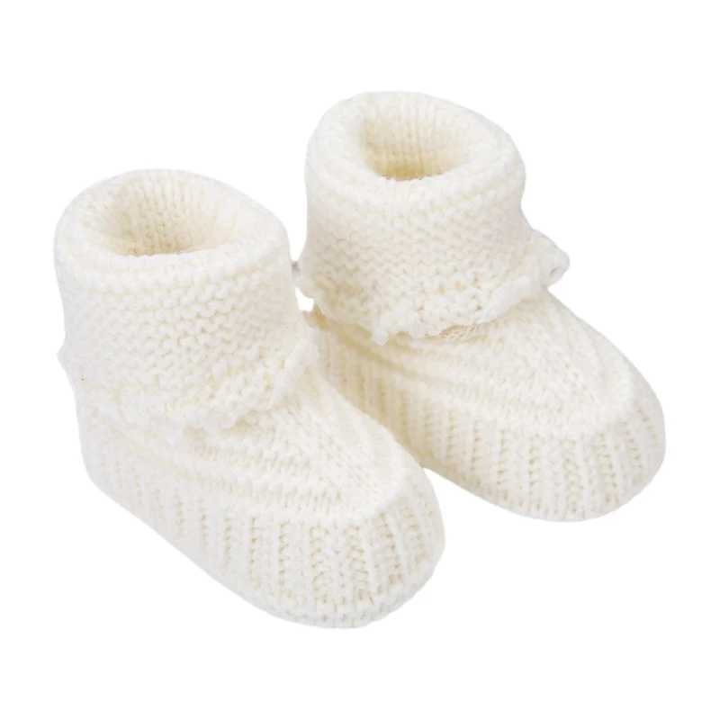 Handmade Infant Booties Warm Crochet Shoes Comfortable Wear for Boy GirlsJ250930