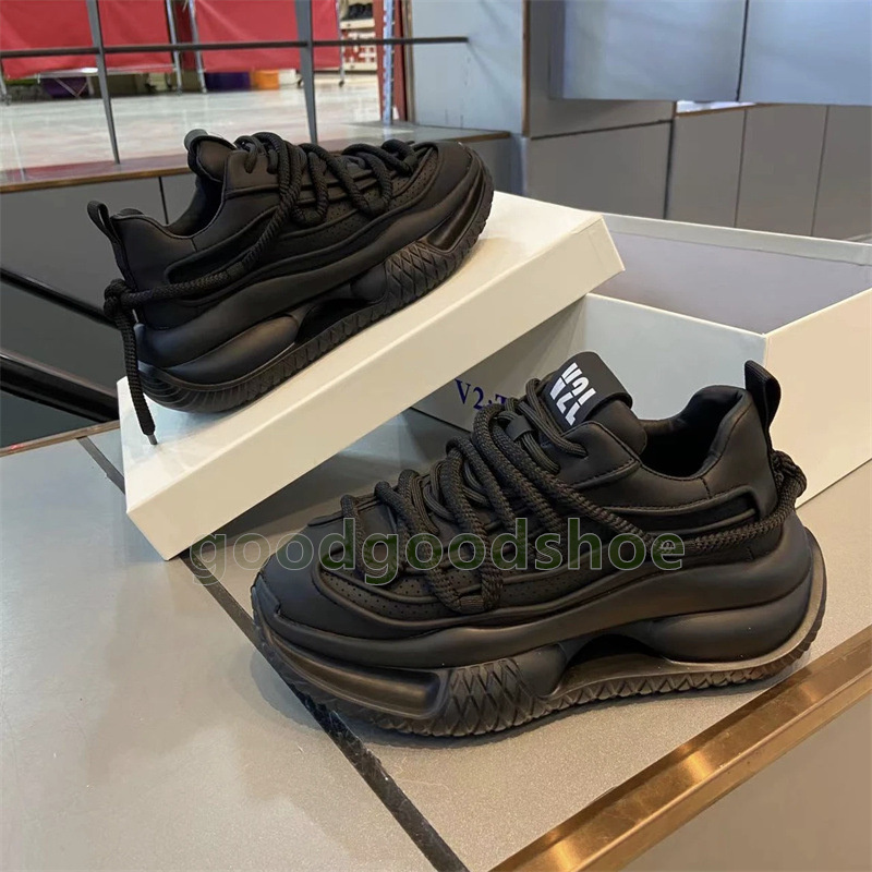 men's breathable running shoes stylish mens trainers pure black white design chunky sneakers durable non-slip outdoor shoes size 39-44
