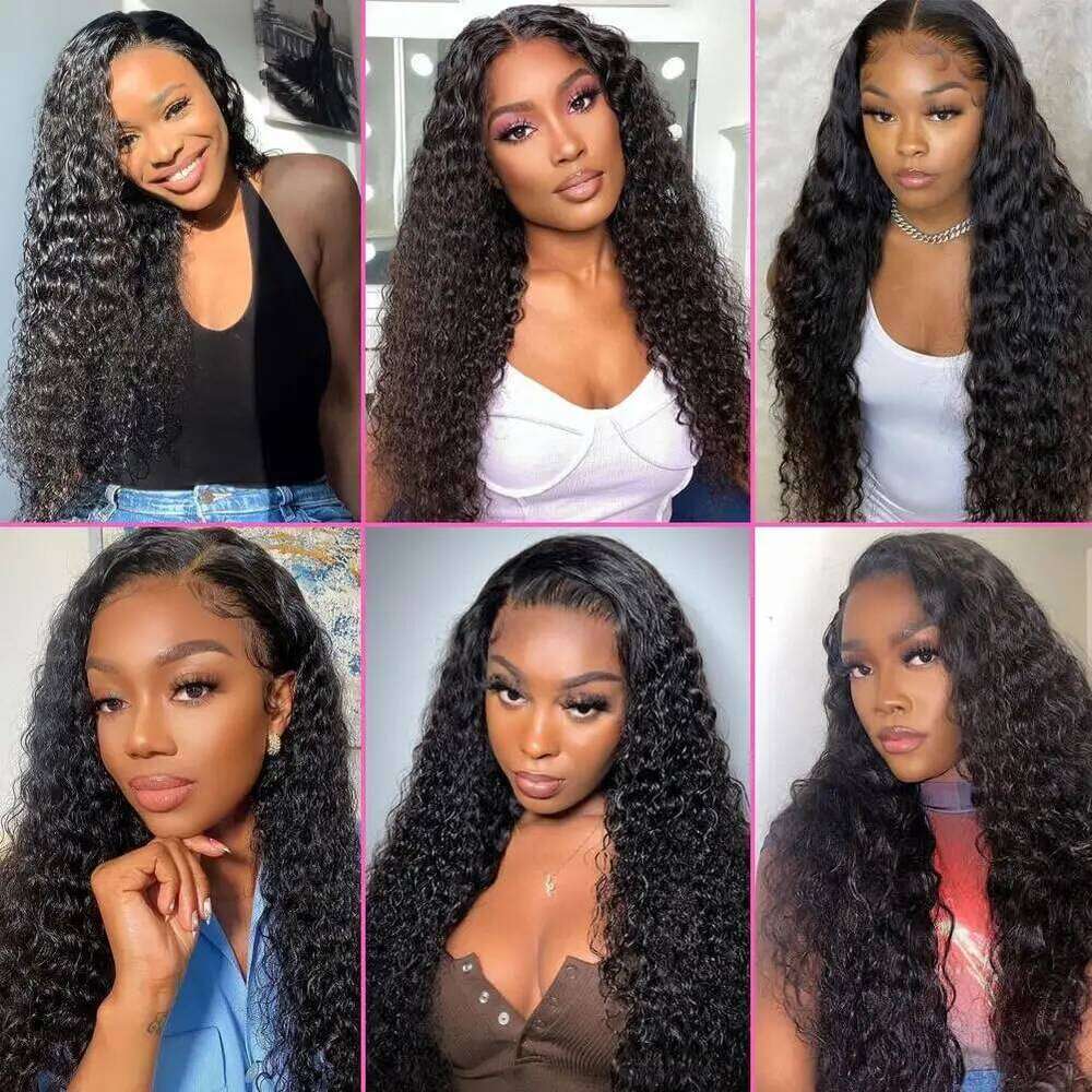 Wear Go 6X4 5X5 Glueless Human Hair Plucked Pre Cut Closure Deep Wave Front Wigs 13X4 13X6 HD Lace Frontal Wig Xiusiyuan2510