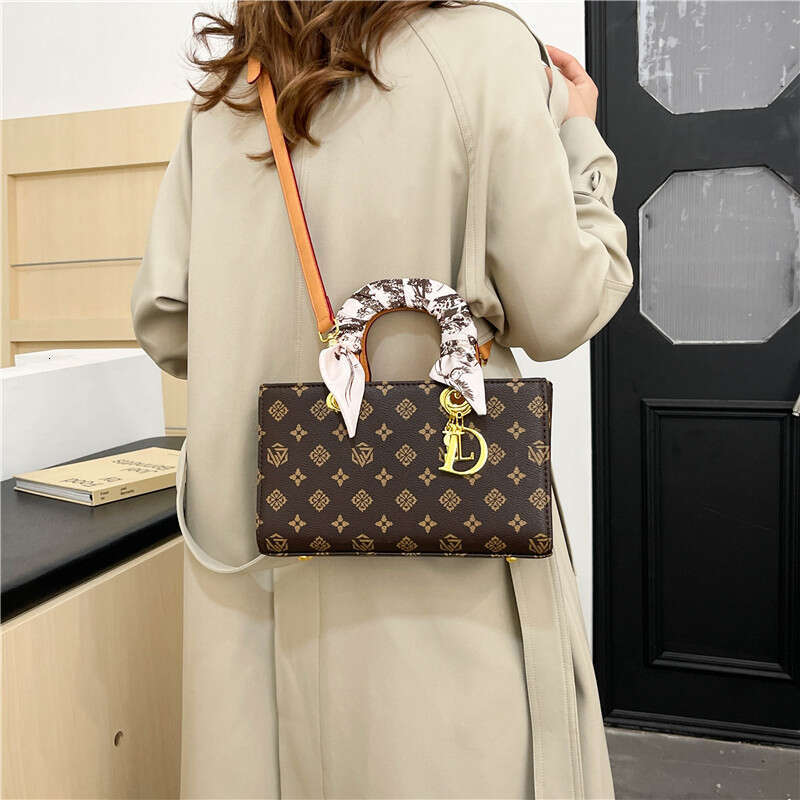 Fashion Designer Bag Square Bag for Women New Fashion Monogram Handbag Elegant Shoulder Crossbody Tote Bag