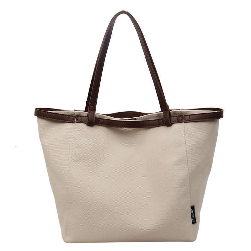 designer bag Luxury bag Large Capacity Canvas Simple Tote Fashion Versatile New Handheld Shoulder Underarm Bag