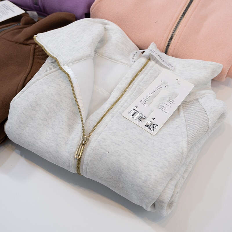 Bestselling Yoga Luluity Lemonion Jacket Scuba Hoodie Jacket Designer Sweater Luluity Lemonion Workout Sport Coat Sets Sweatshirt Gym Set Gym Sharkion F23