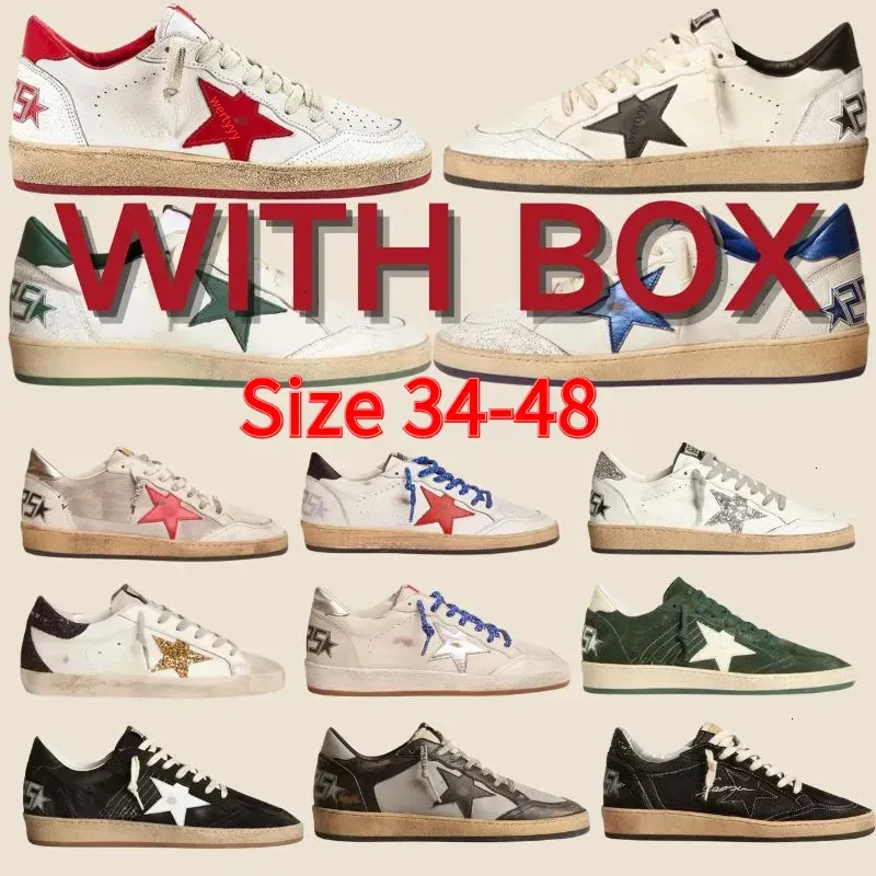 Golden Goods Designer Brand Men Women sneakers Ball Star Shoes Dirty shoes Classic Casual star shoes old school Sneakers do-old Italy Trainers With Box