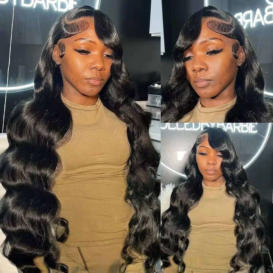 34 32 30In Body Wave Frontal Wigs 13X4 13X6 Transparent Lace Front For Women 6X4 5X5 Glueless Wig Human Hair Xiusiyuan2510