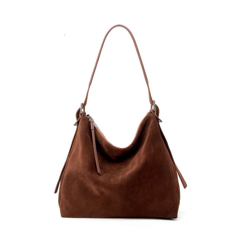 designer bag Luxury bag Suede Crossbody Large Capacity Women's Light Luxury Commuting High-end Feel Single Shoulder Casual Underarm Top Layer Cow