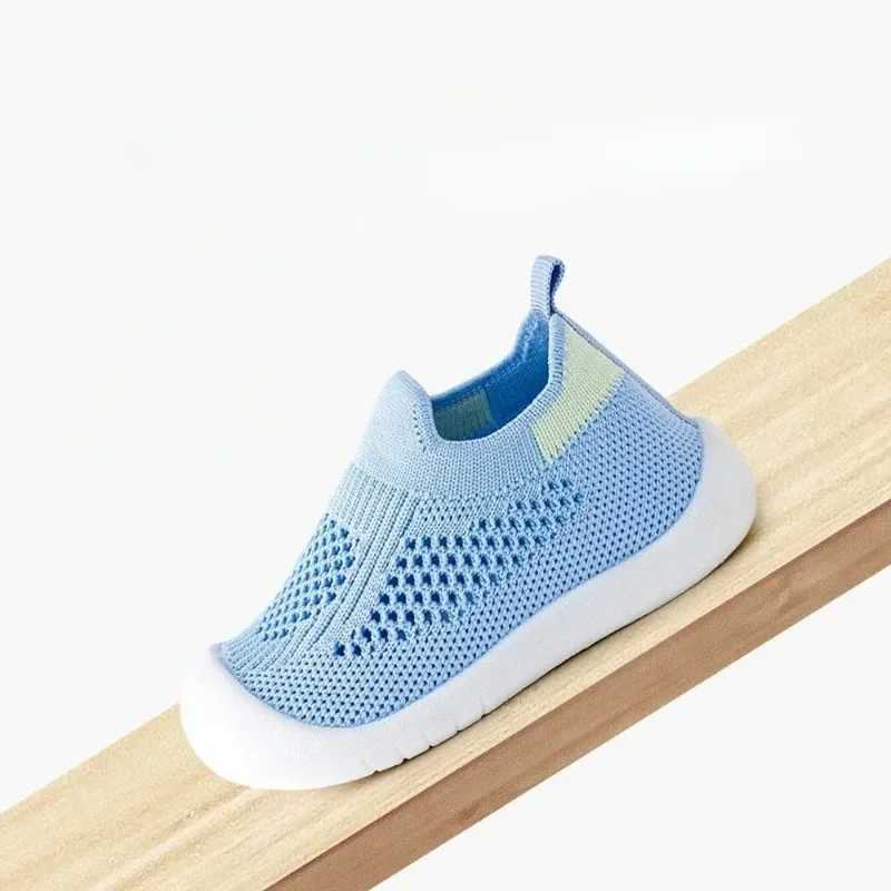 2024 Summer New Baby Soft Sole Nonslip Mesh Breathable Fresh Cute Boys and Girls Comfortable All Match Leisure Toddler ShoesJ250930