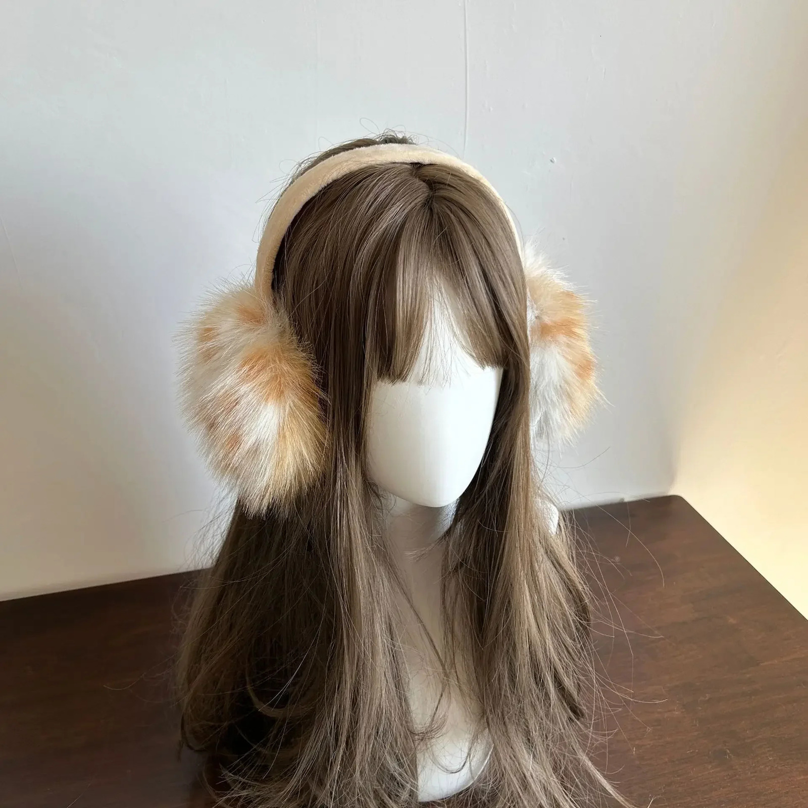 Y2k Leopard Faux Fur Earmuffs Folded Winter Warm Thickened Antifreeze Women Japanese Ear Protection Cycling Earbags Accessories 250930