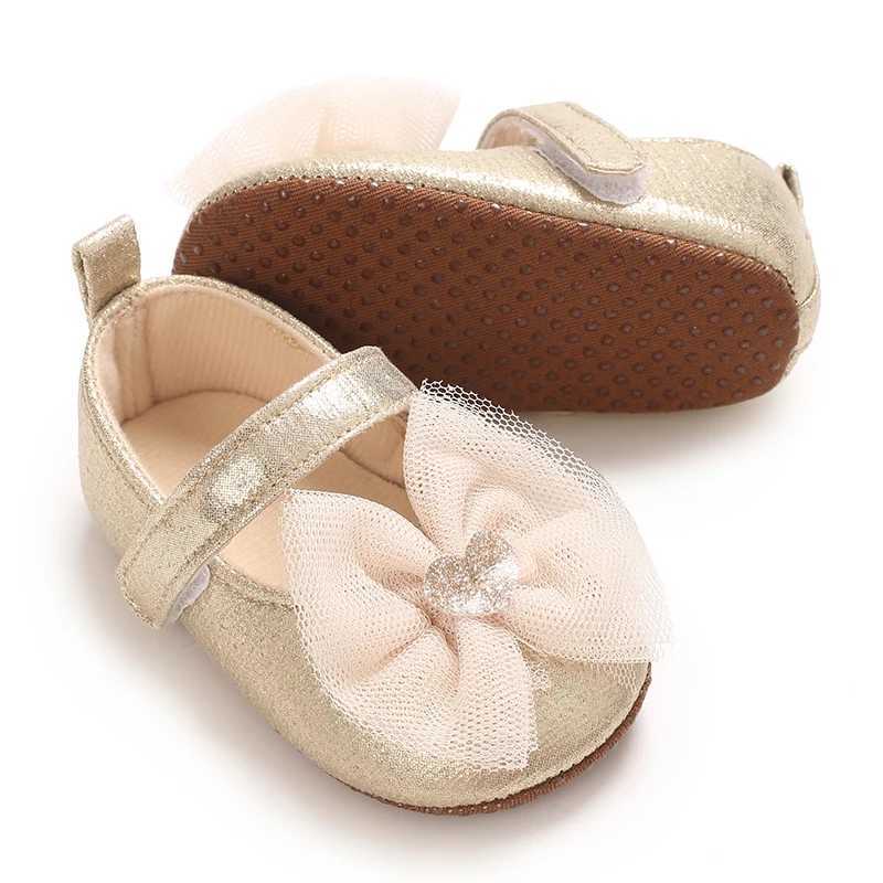 Autumn Baby Shoes Princess Shoes Anti Slip Soft Baby Walking Shoes Hundred Day Old Shoes Newborn Single ShoesJ250930