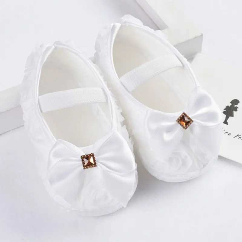 Summer Baby Girls Retro Toddlers Prewalkers Bow Footwear Shoes Infant SoftSoled First Walkers Casual Sandal Kid AntiSlip ShoesJ250930