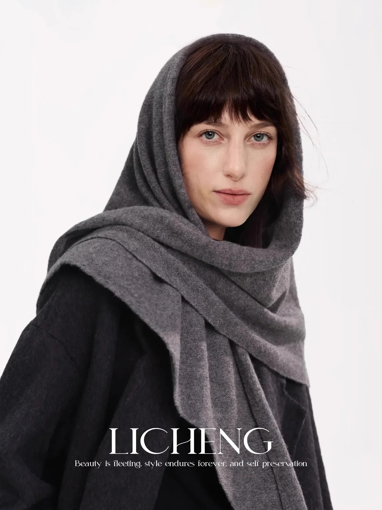 100 Wool British Triangle Scarf Luxe Versatile Super Cozy Scarf Women Winter Comfortable Gentle Sweet Korean Scarf 250930