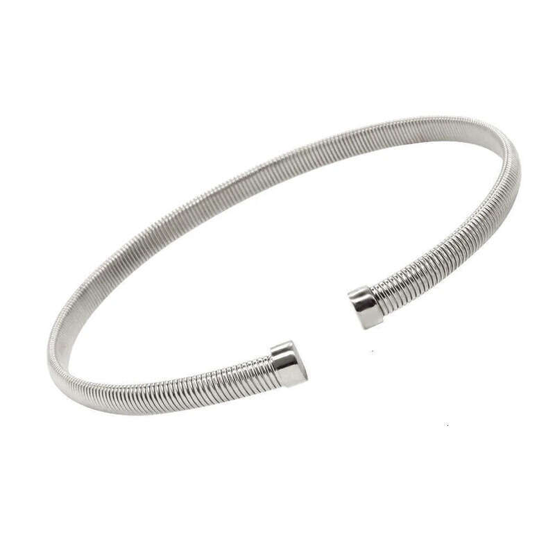DHCollections Stainless Steel Cuff Bracelet Adjustable Gold Plated Wide Metal Bangle Waterproof Fashion Jewellery for Men and Women 1 Piece