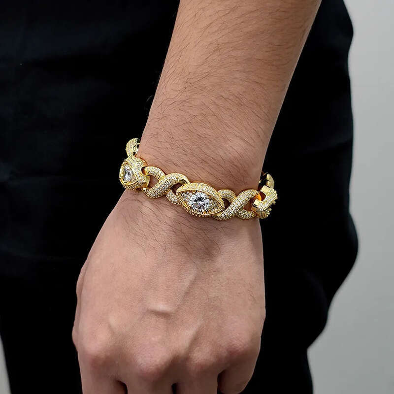 New Styles Cuban Link Stainless Steel Moissanite Dia Chain Sterling Sier 15mm Necklace For Women Men