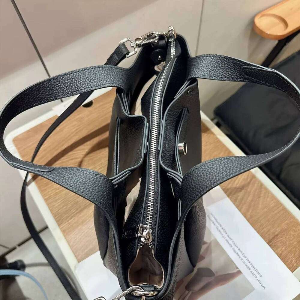 Designer Tote Bag Original Brand Rectangular Genuine Leather New Handbags Shoulder Large Woman Bags Belt Suotong2510 Mdng