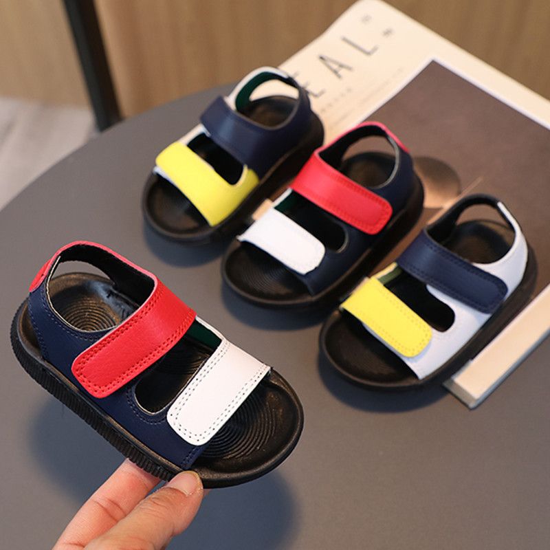 Boys Sandals Baby Shoes Children's Kids Flat Child Beach Shoes Kidszworld Sports Soft Non-slip Casual Toddler Sandals Size 21 - 30 K0705