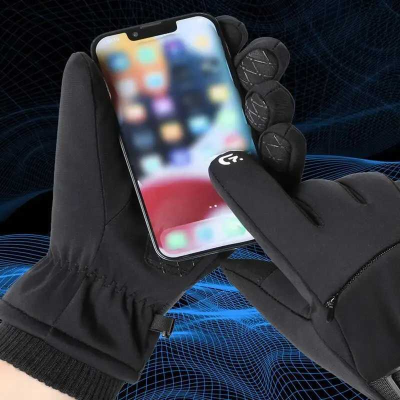 Winter Skiing Gloves Windproof Touch Screen Snowmobile Motorcycle Riding Antislip Outdoor Sports Gloves Driving Skiing Z250925