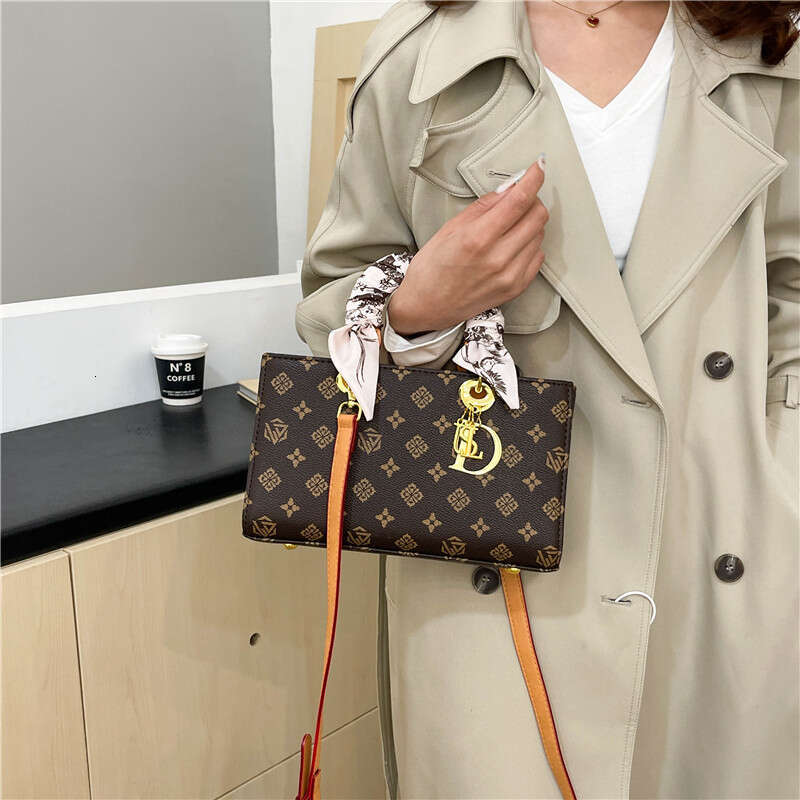 Fashion Designer Bag Square Bag for Women New Fashion Monogram Handbag Elegant Shoulder Crossbody Tote Bag