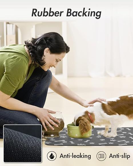 Dog Food Mat Pet Food and Water Dog Mats 2025 new