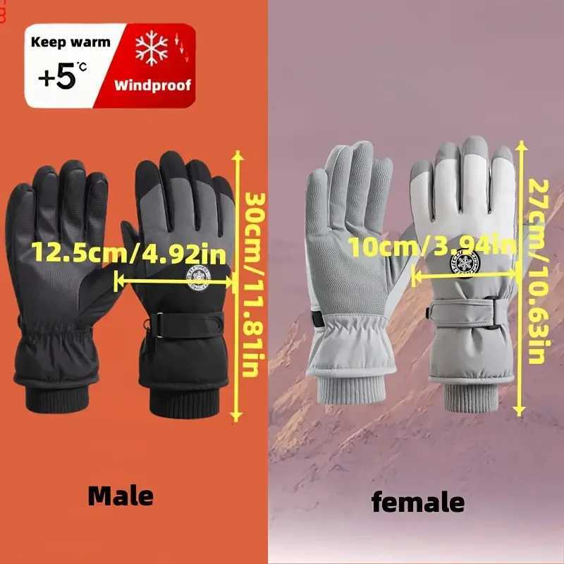 Extreme Cold40C Windproof GlovesTouchscreen Winter Gloves with Thermal for CyclingSkiingChristmas and Valentines Day gifts Z250925