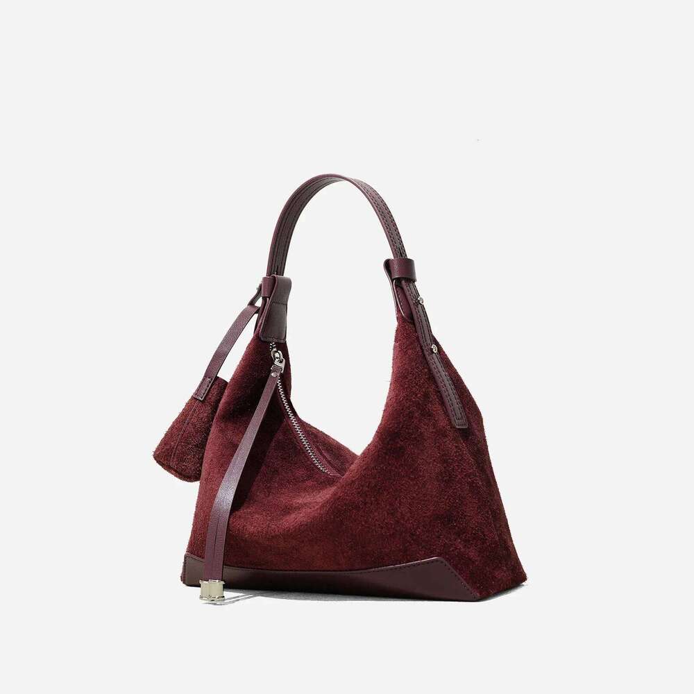 Mendy Suede Woman Handbags Hobo Bags Genuine Leather Arrival Goods Large Crossbody Brown Bag Shopper New In Suotong2510 Mdng