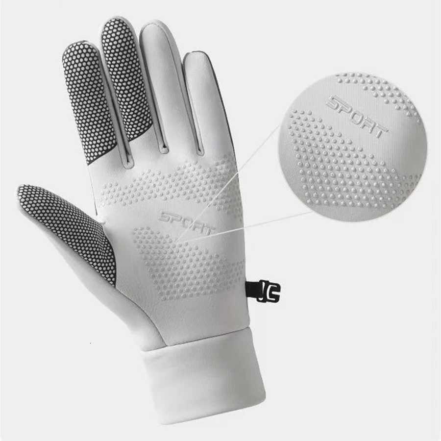 Anti slip winter cycling gloves full finger touch screen protector warm gloves anti slip reflective Z250925