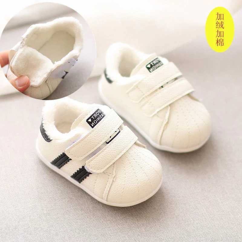 Winter New Korean Style Newborn Girls Boys First Walkers Kids Toddlers Cotton Soft Soles Nonslip Shoes 12 YearsJ250930