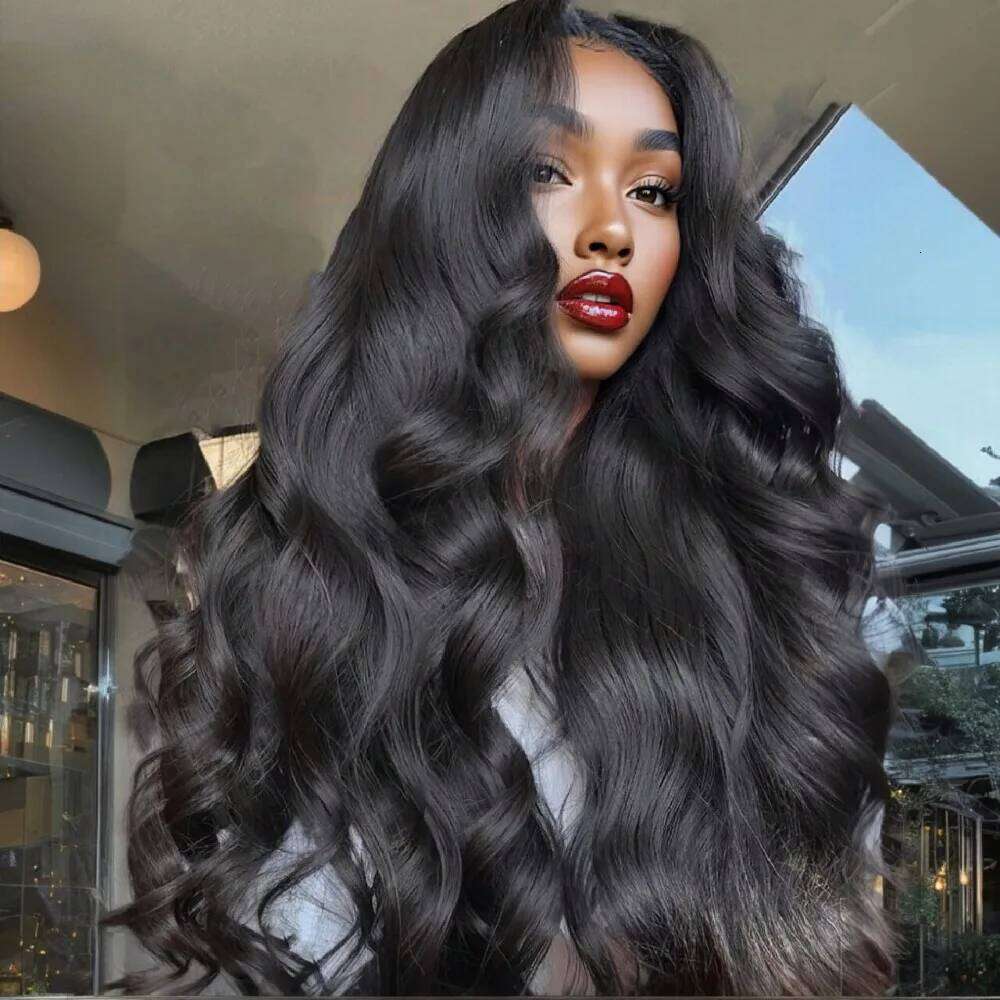 200 Density Body Wave Front Transparent Lace Frontal For Women 13X6 13X4 Human Hair Wigs Xiusiyuan2510