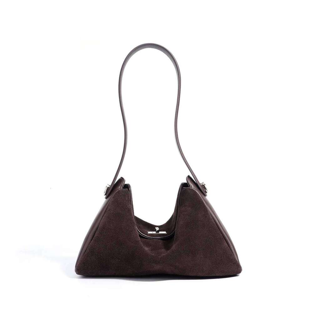 MENDY Hobo Women Crossbody Suede Bag Totes Bags Women's Genuine Leather Handbag Natural Brown Autumn Winter New In Suotong2510 Mdng