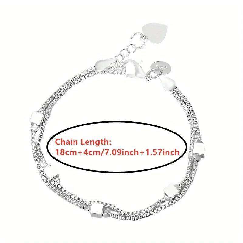 New popular Sterling Sier special Chain Bracelets for women men Party Wedding streetwear Jewelry Anniversary Gifts