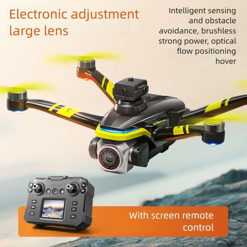 K With Screen Brushless Long Endurance Remote Control Aircraft Obstacle Avoidance HD Aerial Photography Drone