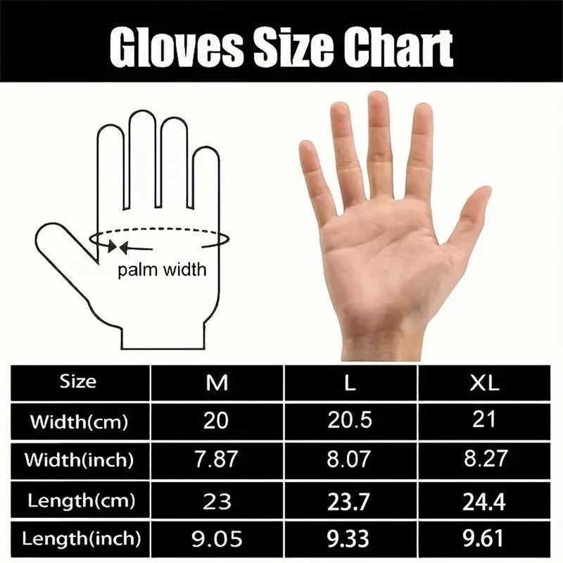 Men Winter Waterproof Cycling Gloves Outdoor Sports Ski Running Motorcycle Touch Screen Gloves NonSlip Warm Full Fingers Z250925