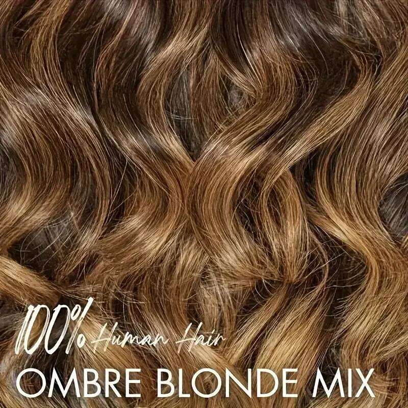 250% Highlight Body Wave 13X6 HD Lace Frontal Wig #4/27 Short Honey Blonde Bob Glueless Wigs For Summer 13X6x1 T Part Xiusiyuan2510