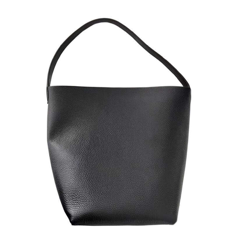 designer bag Luxury bag Genuine Leather Large Capacity Bucket New Trend Popular Top Layer Cowhide Niche Single Shoulder Commuter Bag for Women