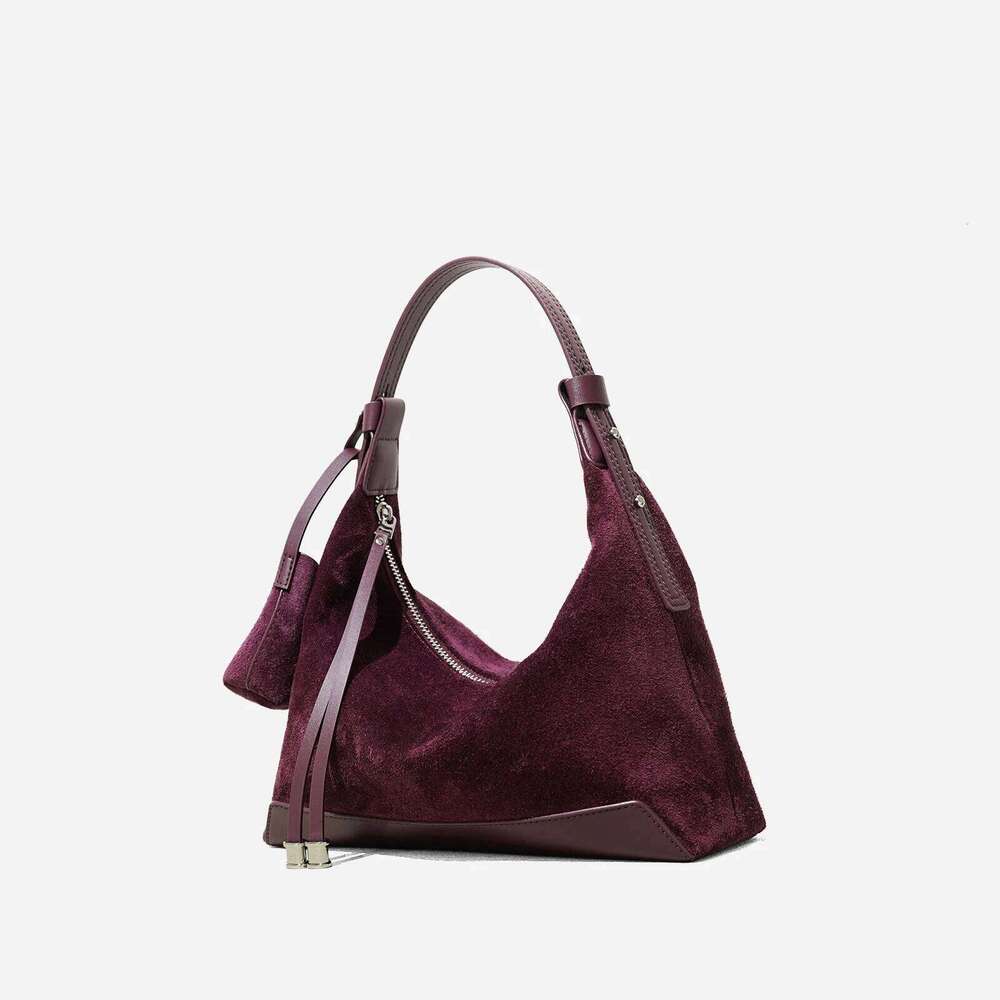 Mendy Suede Woman Handbags Hobo Bags Genuine Leather Arrival Goods Large Crossbody Brown Bag Shopper New In Suotong2510 Mdng