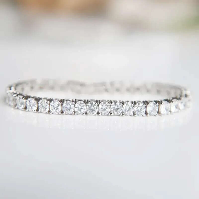 Hip Hop 3mm-4mm-5mm6mm Tennis Men's Chain Women's Pulseiras Jewelry Bracelet