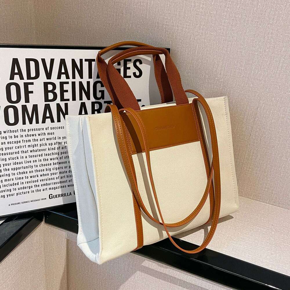 designer bag Luxury bag New Women's Shopping Korean Fashion Tote Simple Canvas Shoulder Bag for Women