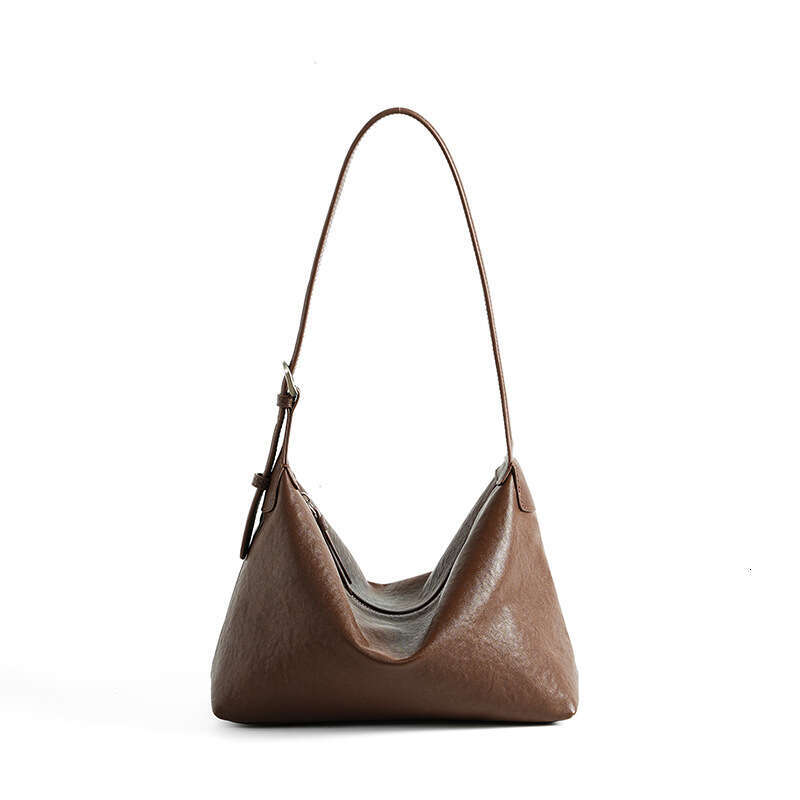 designer bag Luxury bag Top Layer Vegetable Tanned Casual Shoulder Underarm Commuter Large Capacity Classic Genuine Leather Crossbody Hobo Bag