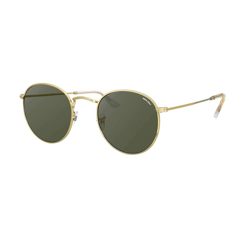JULI Classic Round Sunglasses for Men Women UV400 Protection Glass Len Gafas De Sol 8802