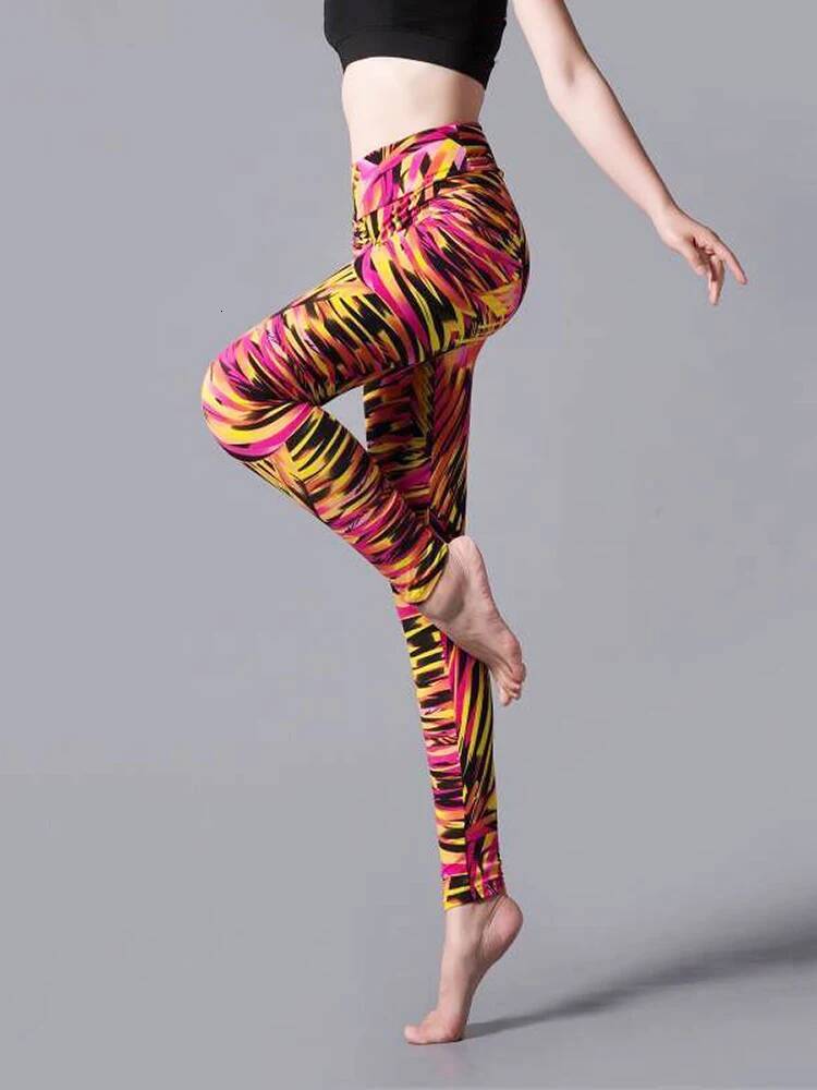 High Waist Leggings Sportwear Workout Women Jeggings Elastic Pants Leopard Summer Printed Stripe Sexy Fiess Leggins dongdumaoyi