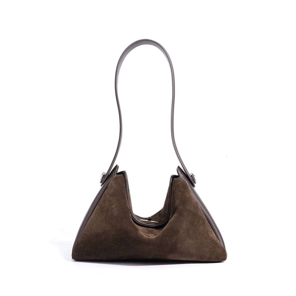 MENDY Hobo Women Crossbody Suede Bag Totes Bags Women's Genuine Leather Handbag Natural Brown Autumn Winter New In Suotong2510 Mdng
