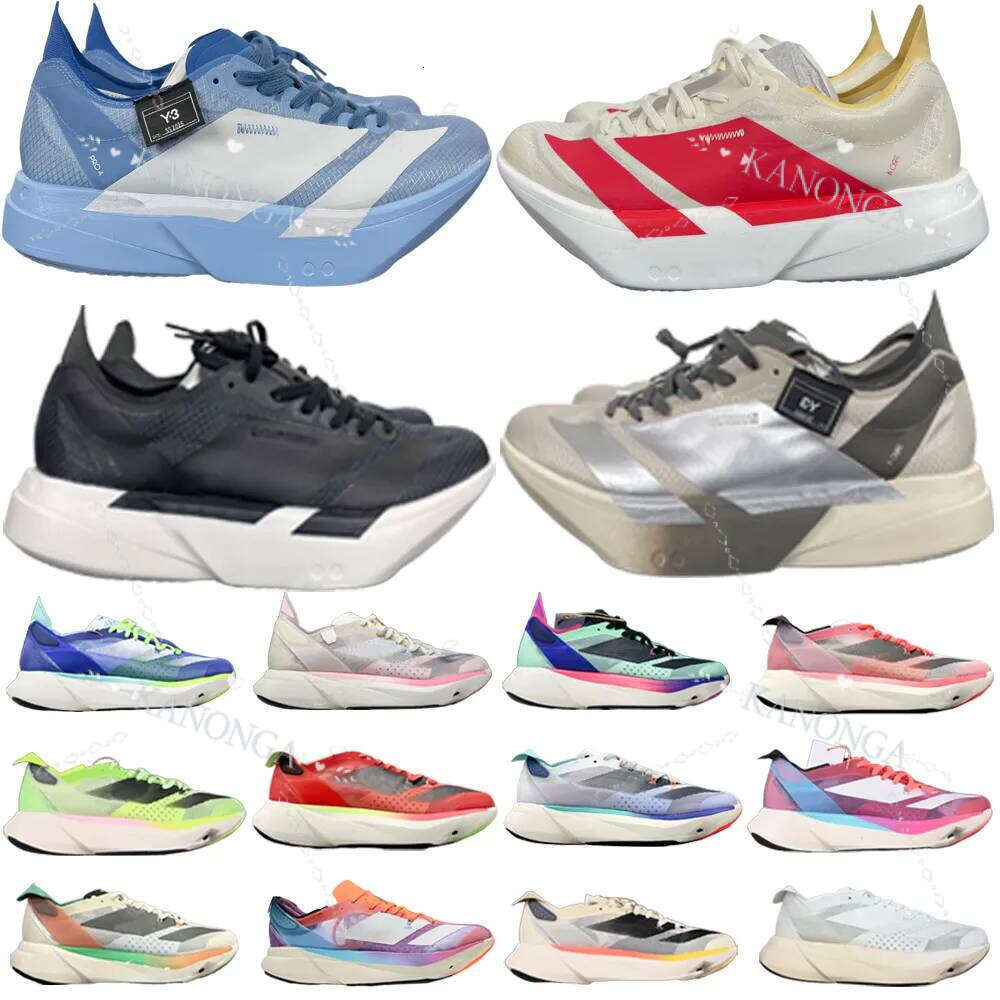 Adi Zeros Evo Sl Designer Running Men Women 3 Pro 4 Triple Light Strike Ultralight Breathable Sneakers Trainers Non-Slip Outdoor Athletic Sports Shoes 36-47