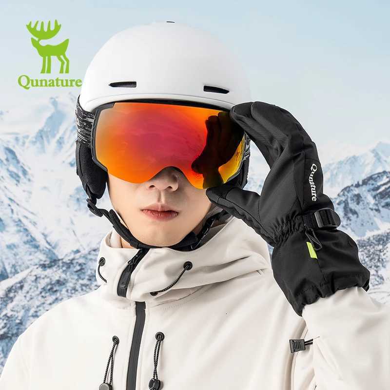Qunature Ski Gloves Waterproof Windproof Gloves Snowboard Motorcycle Riding Driving Warm Touchscreen Thick Mountain Road Bicycle Z250925