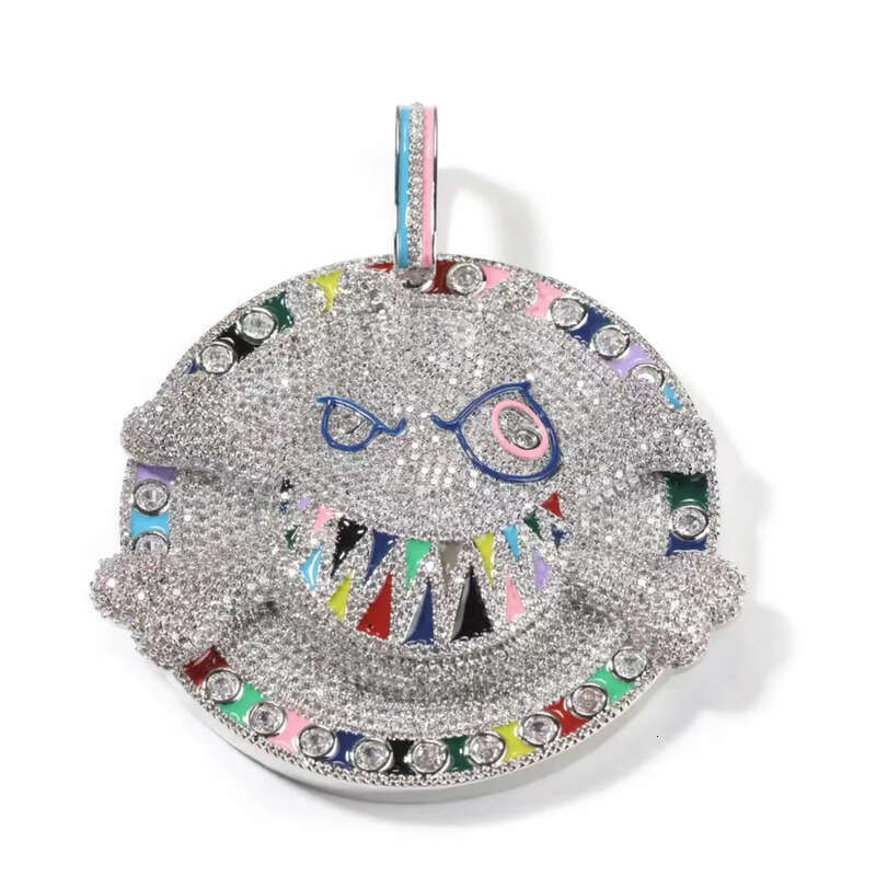 Factory Initial Pendant Iced Out Jewelry Gold Plated Vvs Moissanite Dias Cuban Chain 3d Custom Name Hip Hop Letter CFKE