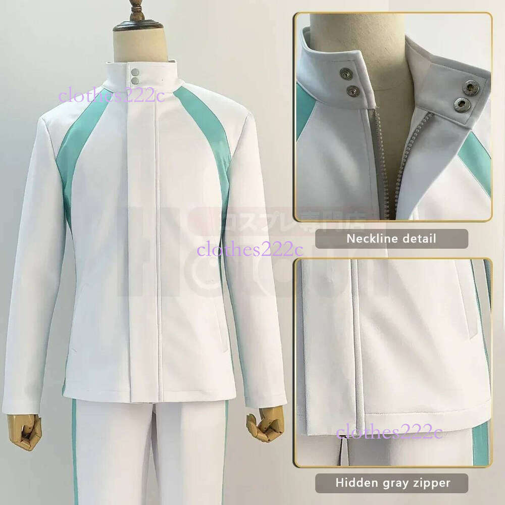 2025 Halloween Holoun Haiky Anime Aobohsai High School Uniform Oikawa Tooru Cosplay Costume Wig Embroidery Full-Zip