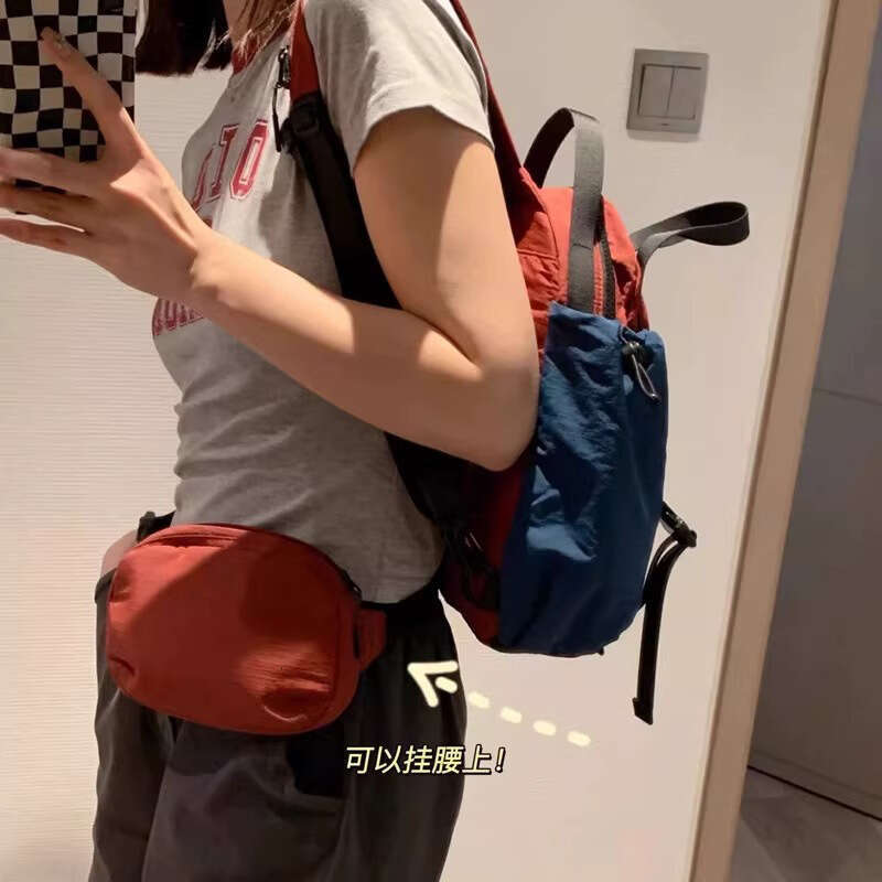 designer bag Luxury bag Sports Fitness Mother Multifunctional Outdoor Backpack Crossbody Chest Three-in-One Shoulder Bag