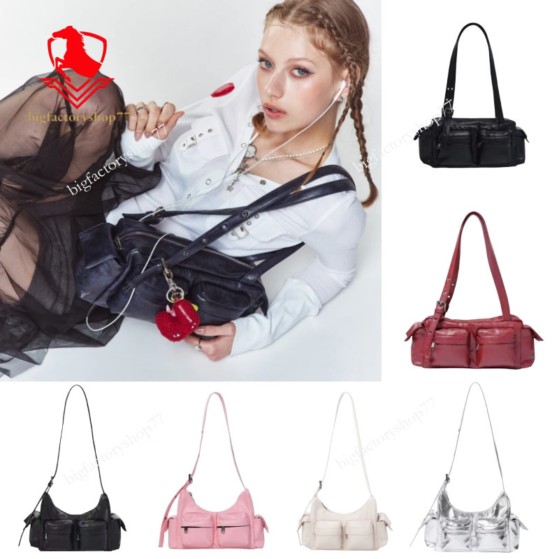 2025 TOP Samo Ondoh N Designer Bag Samo Ondoh Hg Eun-chaes Same Motorcycle cross-body bag Bag Same Sg Yuqis Same Shoder Bag Under The Arm Samo Ondoh Bag