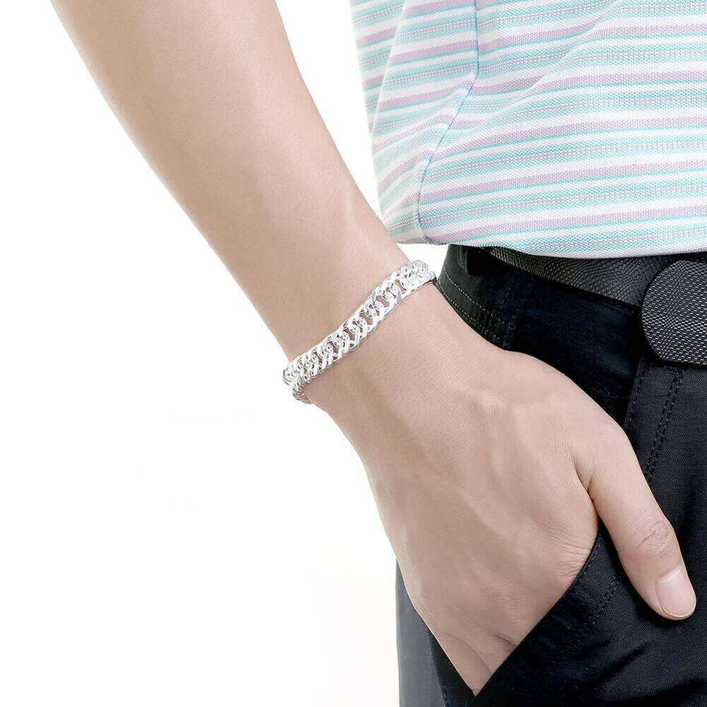 Hot sterling sier Bracelets 10MM Ferrero wild classic men's chain for woman Wedding party Christmas Gift Fashion Jewelry