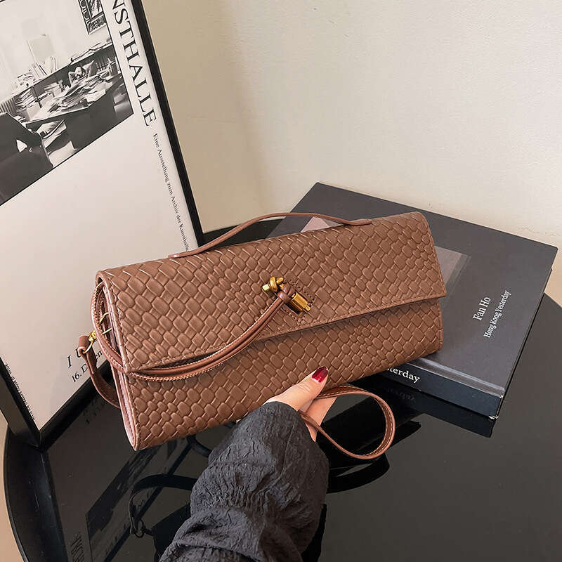 designer bag Luxury bag Trendy Bags for Women New Woven Single Shoulder Soft Leather Evening Vintage Baguette Handheld Crossbody Bag