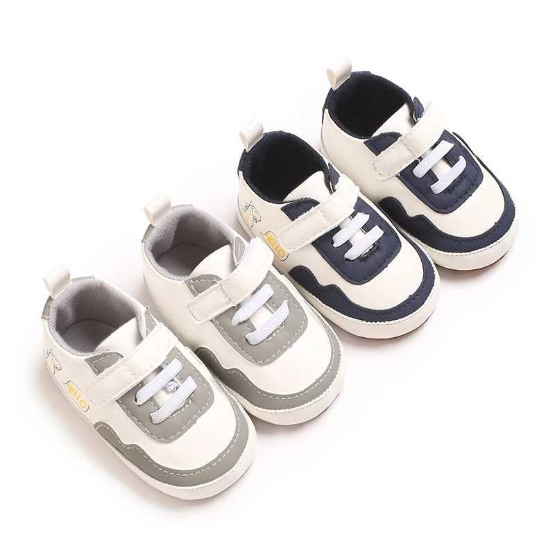 Fashion Newborn Baby Sports Shoes Toddler Infant Kids GirBoy Soft Sole Sneakers PU Leather Crib Baby ShoesFootwear 018 MJ250930