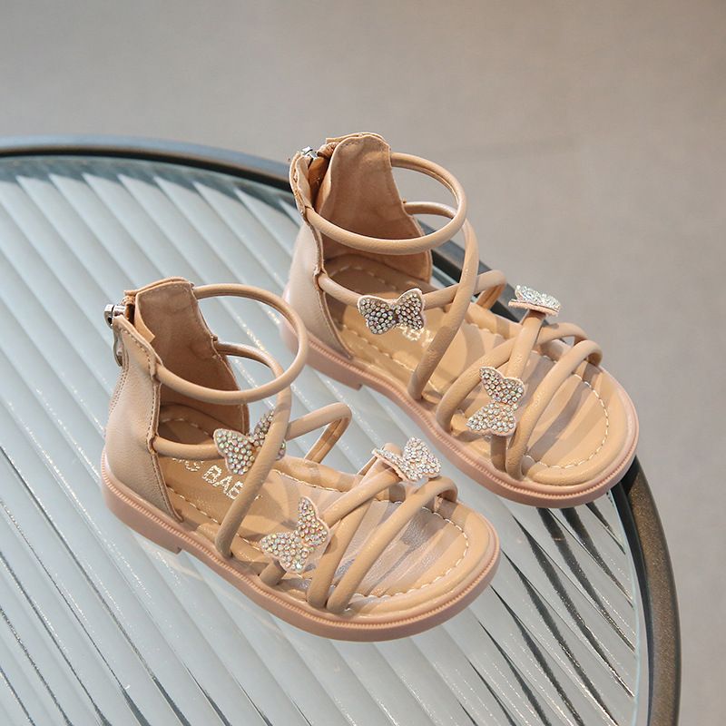 Toddler Summer Sandals For Girls 2025 Kids Designer Shoes Kidszworld Girl Sandals Beach Sandals For Kids Size US6C-US13C 22-31 K0677
